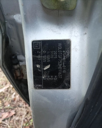 Opel Zafira cena 2900 przebieg: 384317, rok produkcji 2001 z Otwock małe 497